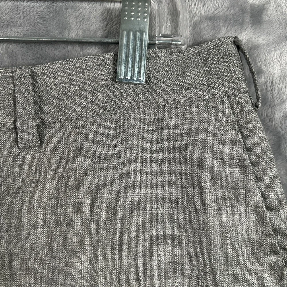 Suitsupply Brescia Dress Pants Men 34x28 Gray Suit Trousers Wool Slim Flat Front